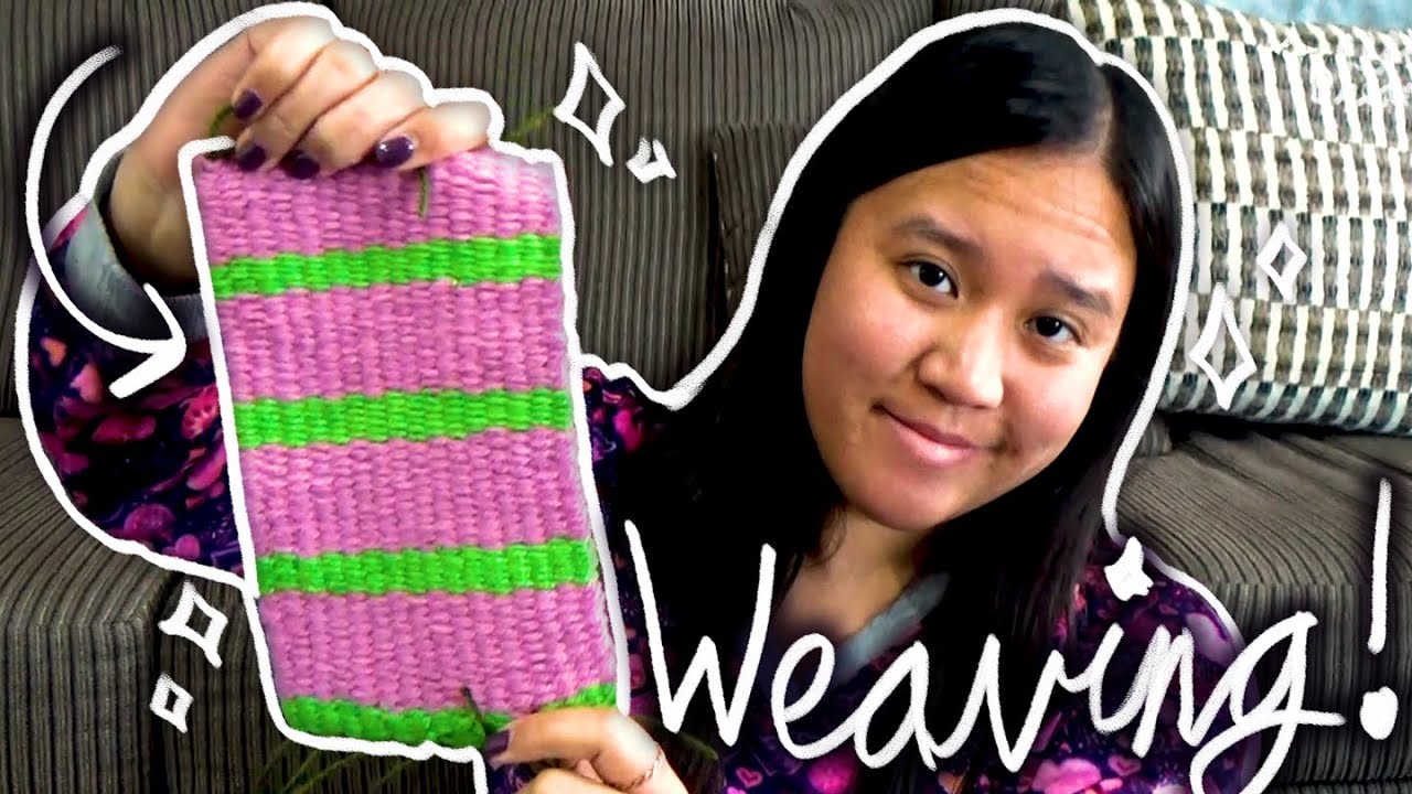 Let's Weave a Mini Rug!✨ [TUTORIAL]