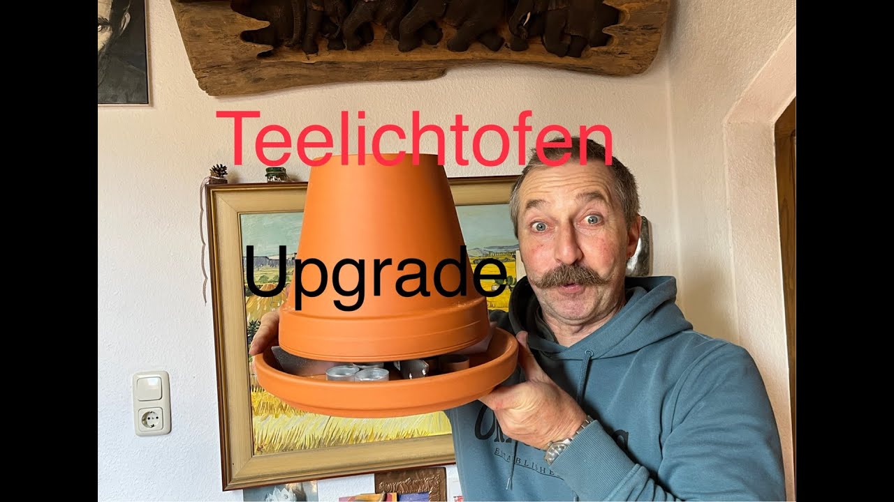Teelichtofen Upgrade Version bauen