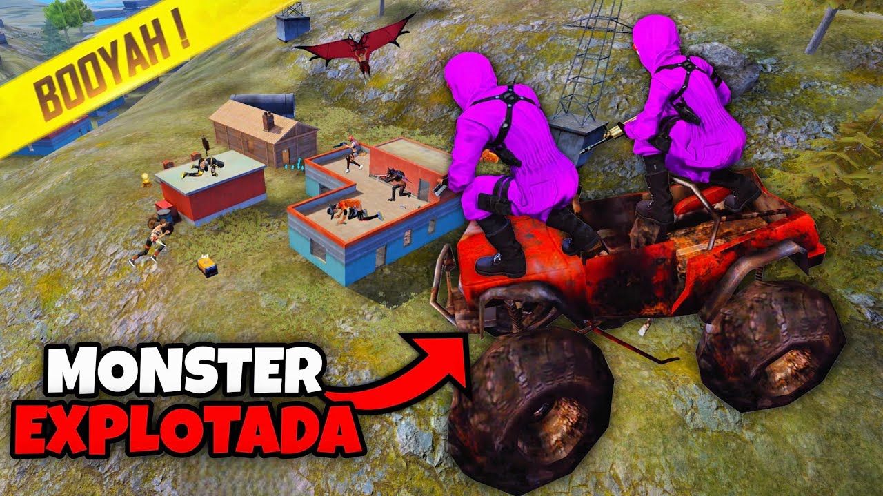 HICIMOS EL RETO DE LA MONSTER CAMPERA 😂 FREE FIRE