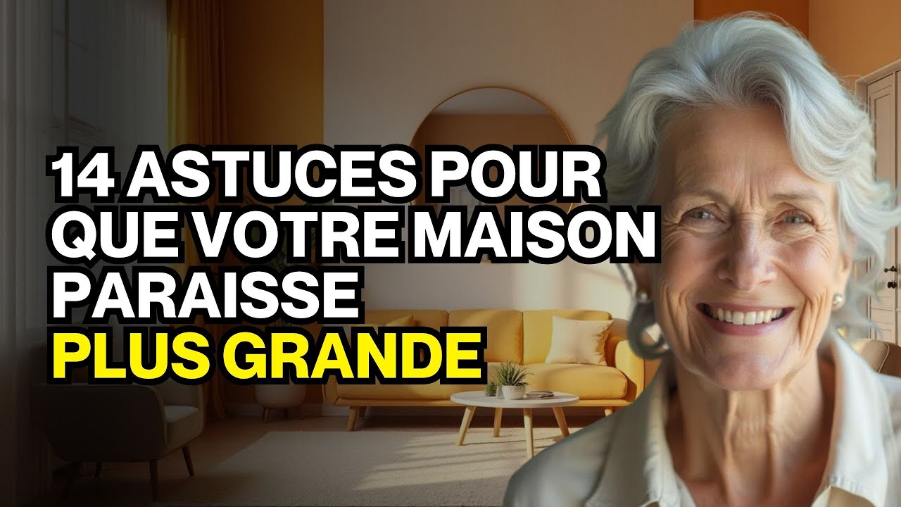 14 ASTUCES POUR QUE VOTRE MAISON PARAISSE BEAUCOUP PLUS GRANDE