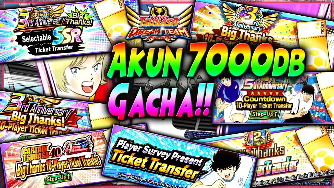 BELI AKUN 7000db Demi 5th ANNIV & GACHA TIKET!! BANJIR FEST!! 🔥 Captain Tsubasa Dream Team
