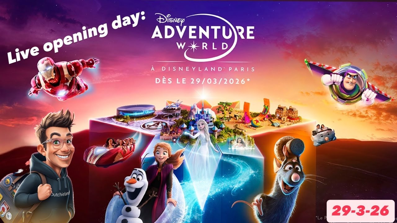 🔴 LIVE Opening Day Disney Adventure World ✨ A Brand New Chapter Begins! PART TWO