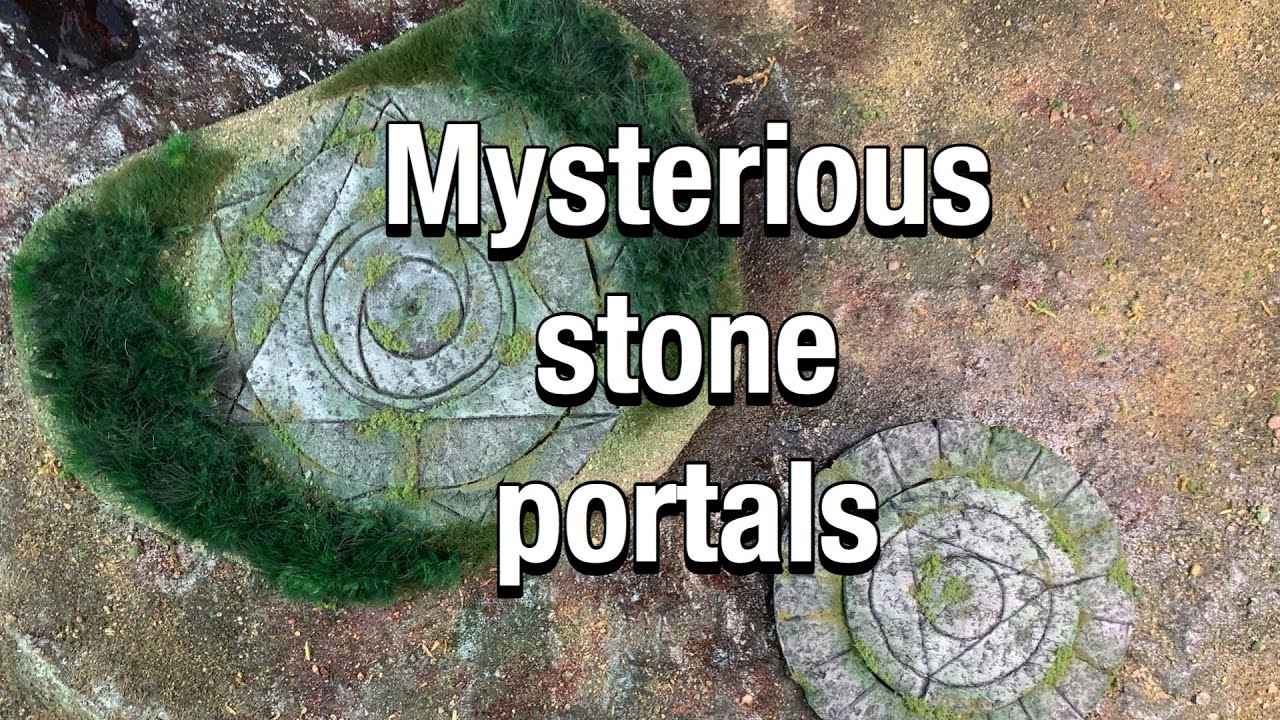 Mysterious stone portals - wargame terrain for d&d, Warhammer, frostgrave etc.