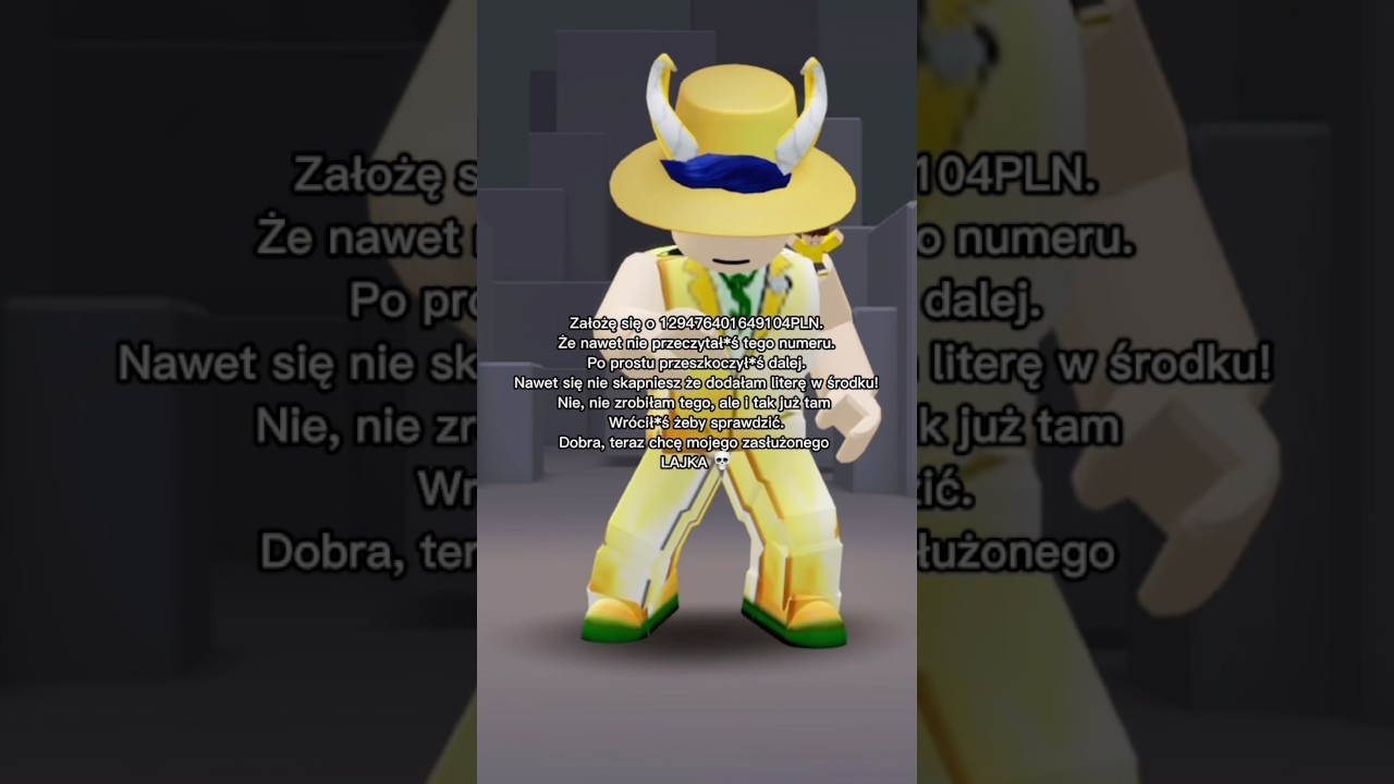 Zakład o 12942156973pln💵#roblox #shorts