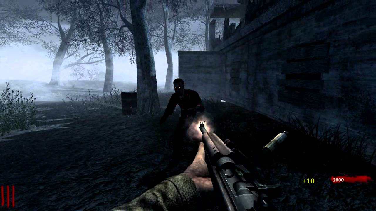 Cod WaW/Black Ops - Outside Nacht Der Untoten Zombie Glitch Moon
