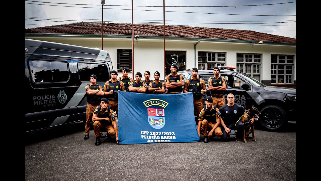 Curso de formação de Praças, Policia Militar do estado do Paraná PMPR CFP 22° BPM turma 2022 / 2023