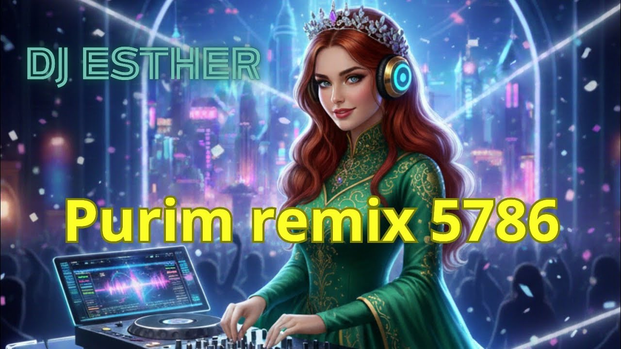 DJ Esther Party | Purim remix 5786 | Prod. by Ariane Haddad | Dance techno מחרוזת פורים מקפיצה