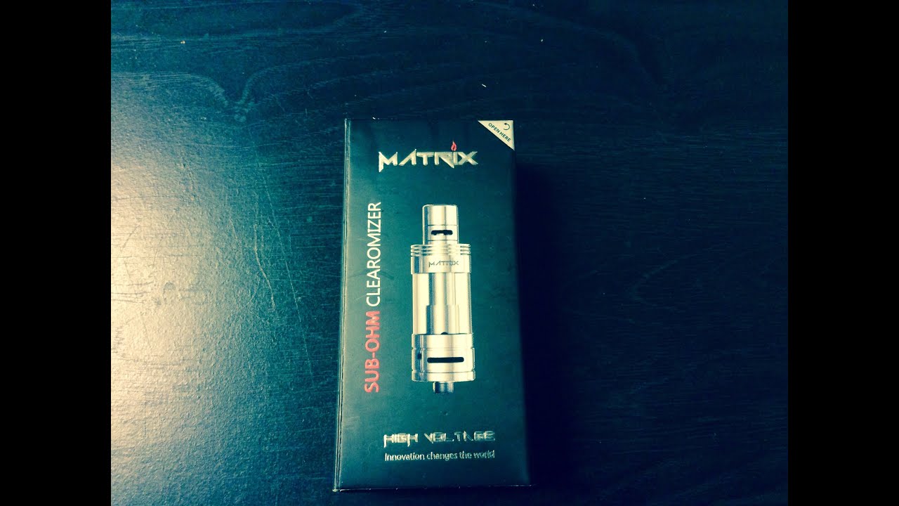 Matrix by high voltage sub ohm clearomizer Review and Giveaway.