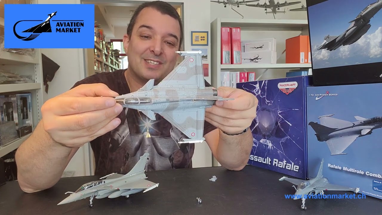 Die Rafale im Massstab 1:72 von drei verschiedenen Hersteller im Vergleich