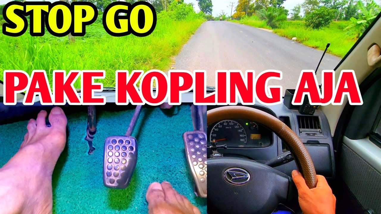 PEMULA Harus Belajar STOP AND GO Di Tanjakan MEMAKAI KOPLING