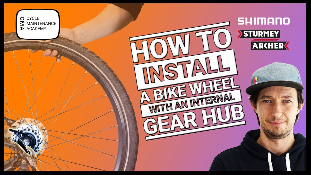 Install a bike wheel with internal gears: Step-by-step-guide