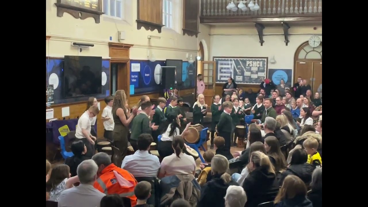 Wistaston Academy Djembefola Performance 12th March 2025