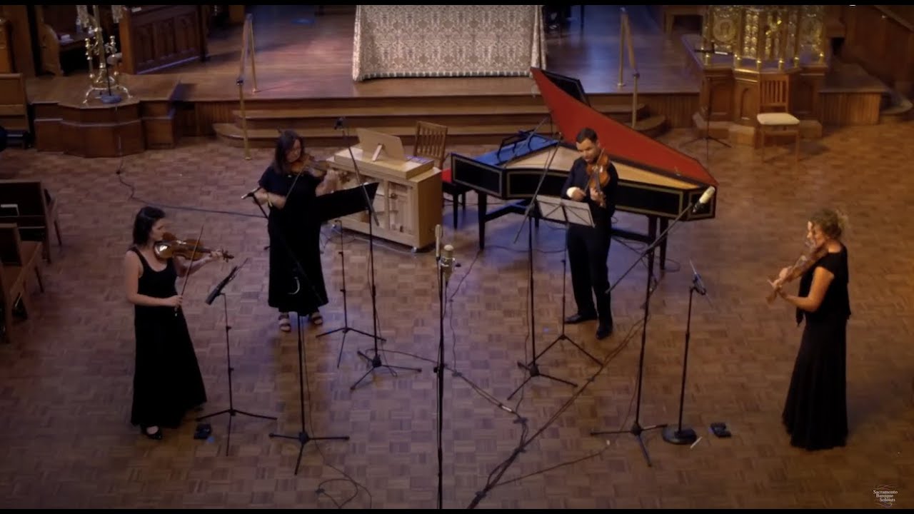Telemann: Concerto for 4 Violins in D Major TWV40:202