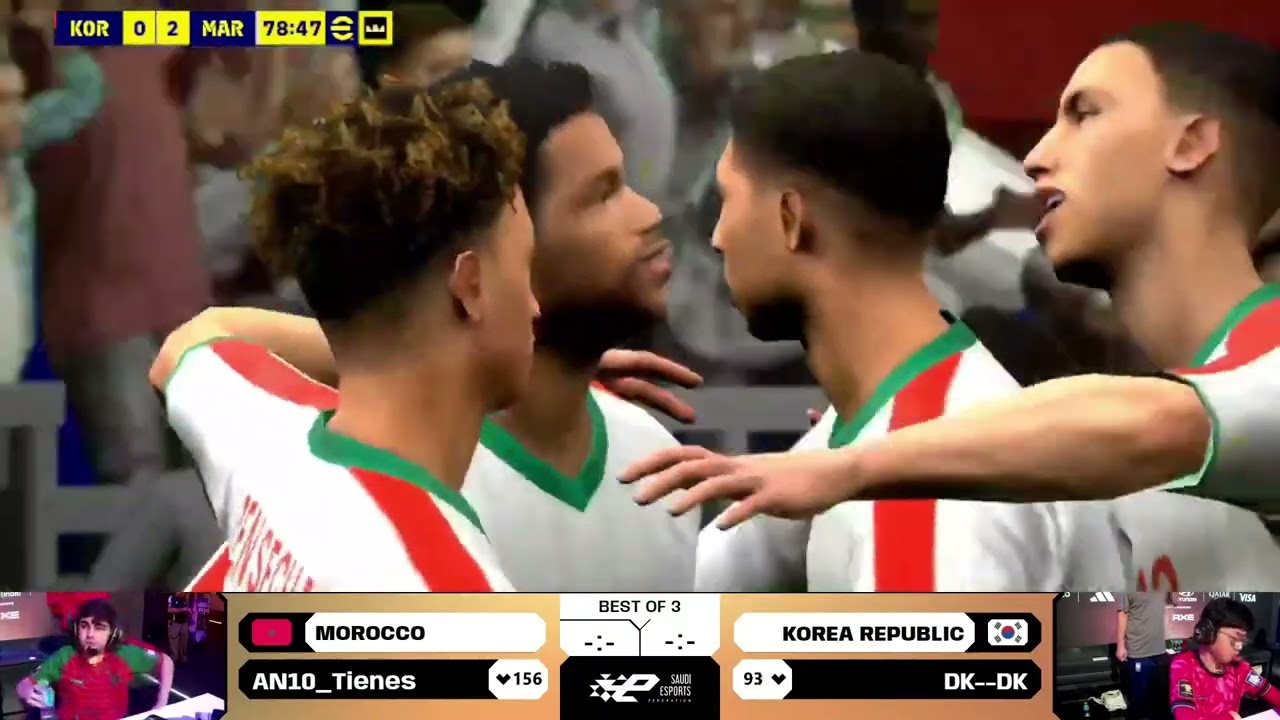 . المغرب - كوريا الجنوبية (ربع النهائي) : أنس موسى لعبة إي فوتبول eFootball Mobile