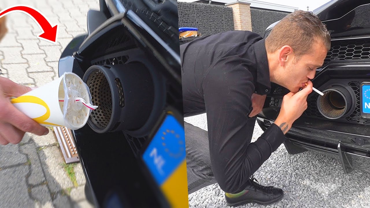 EXPERIMENTEREN MET HETE LAMBO UITLAAT!