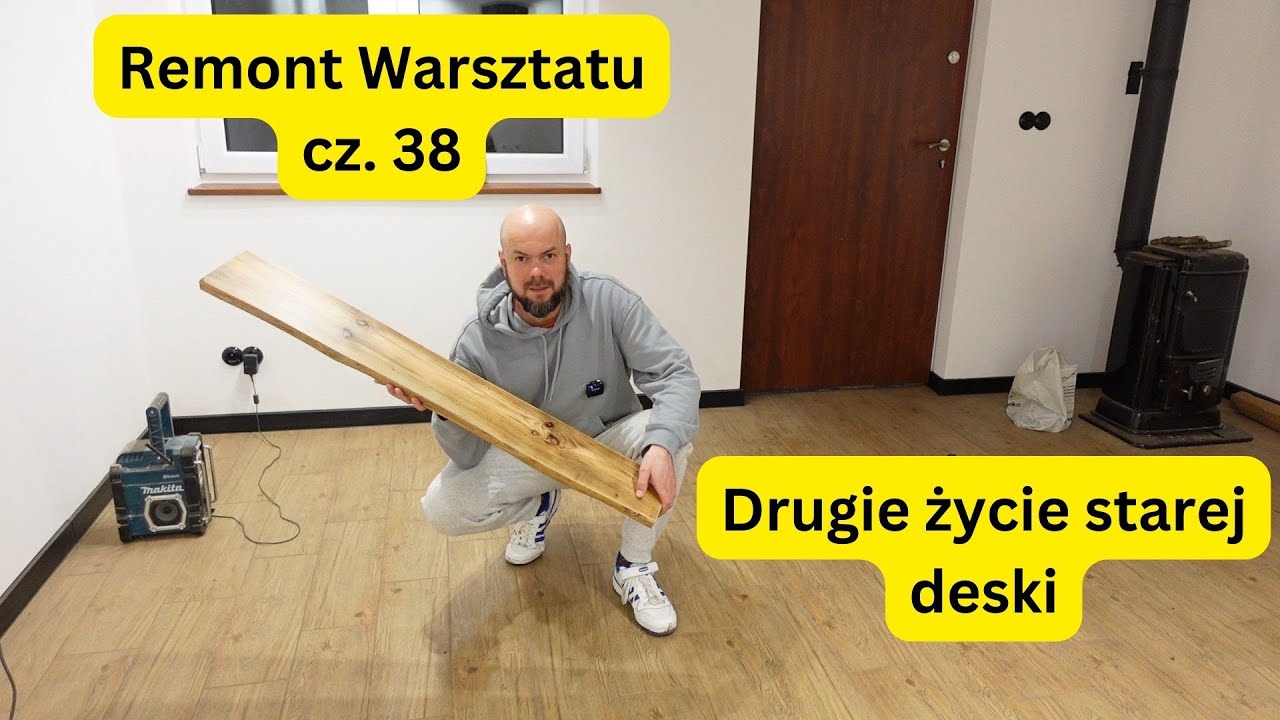 Remont Warsztatu cz. 38 - Półka z niewidocznymi uchwytami