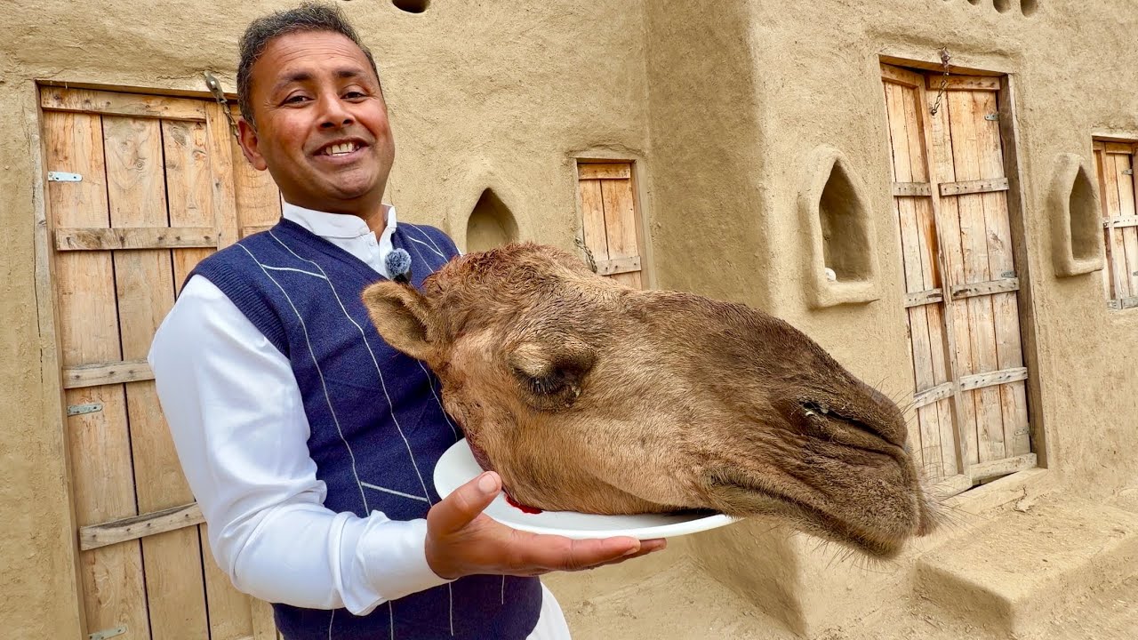 CAMEL HEAD FEAST | A Delicacy From Rural Village | Camel Brain Masala aur Siri | Mubashir Saddique 