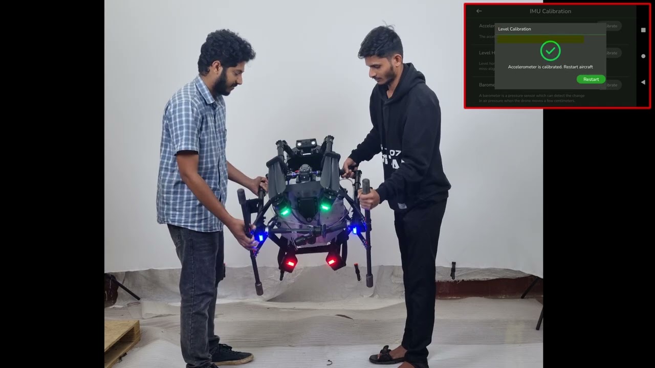 Accelerometer & Compass Calibration for PARAS Agricopter v2.1 (Agridrone) | Step-by-Step Guide