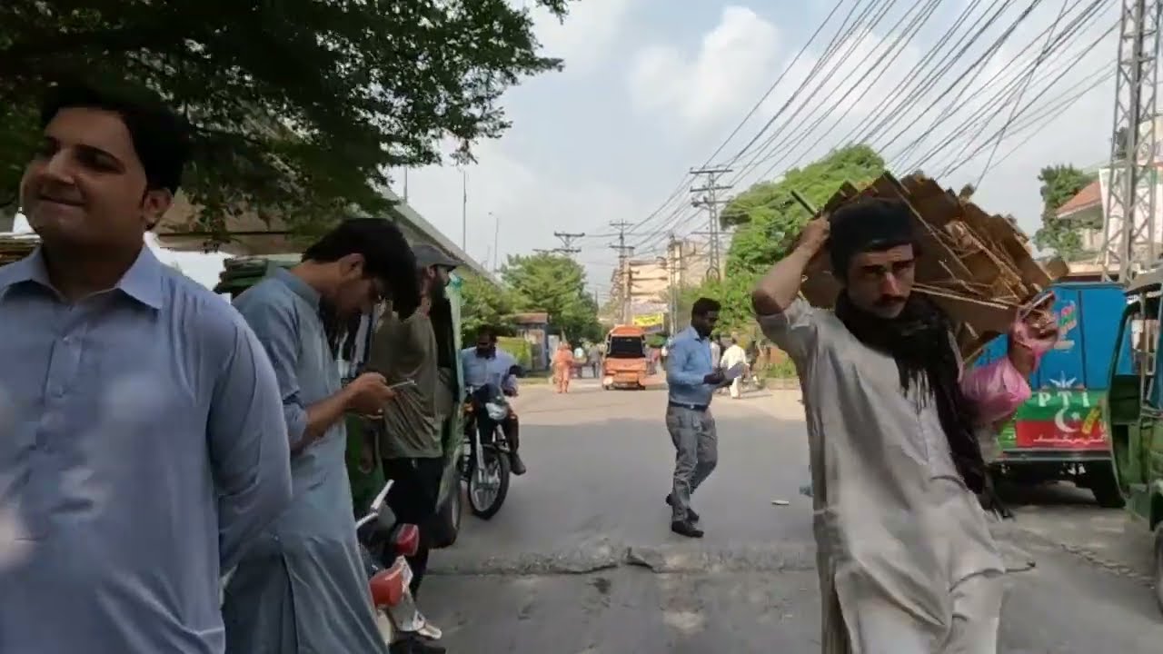 Pakistan - Walking tour of Shamsabad| Rawalpindi 2022