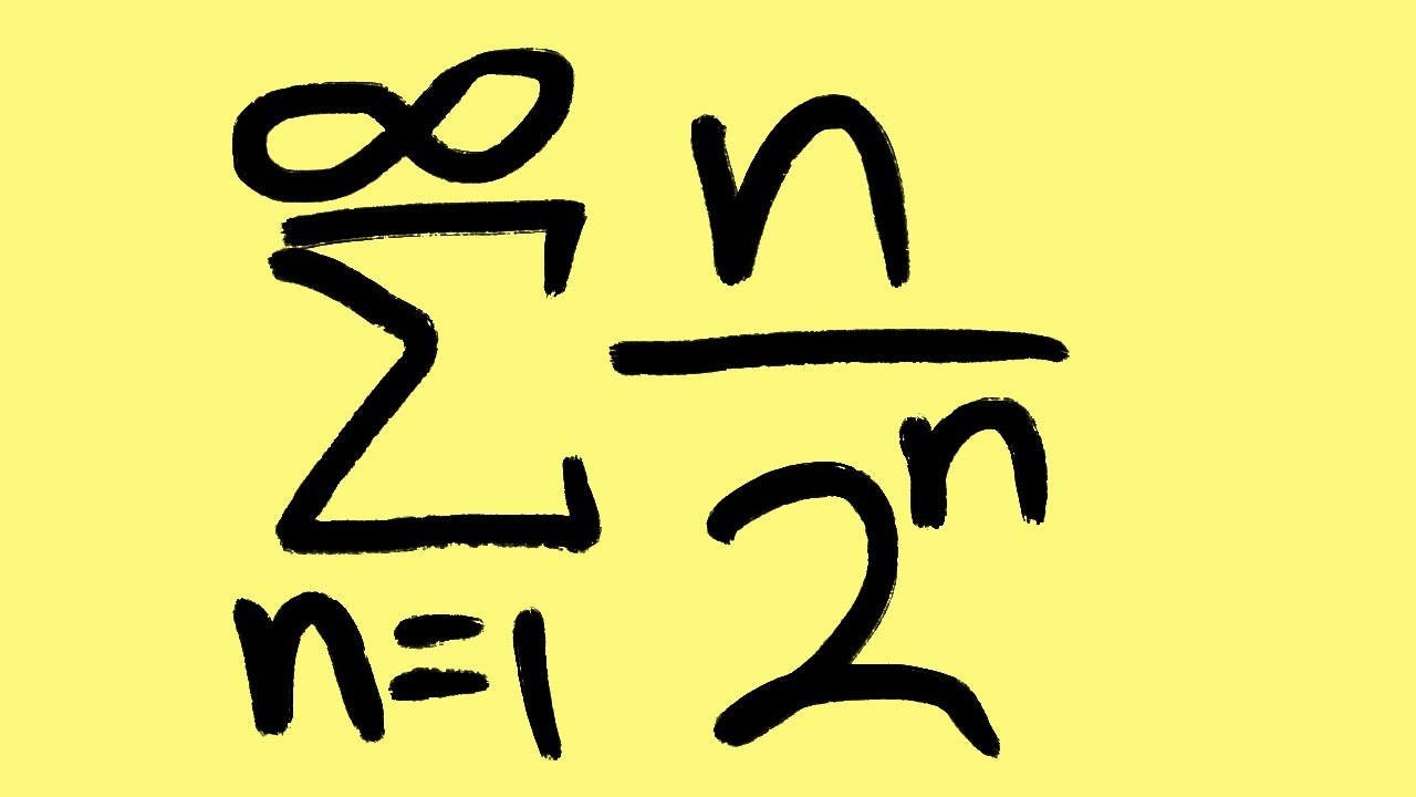 微積分 之 無窮級數Σn/2^n