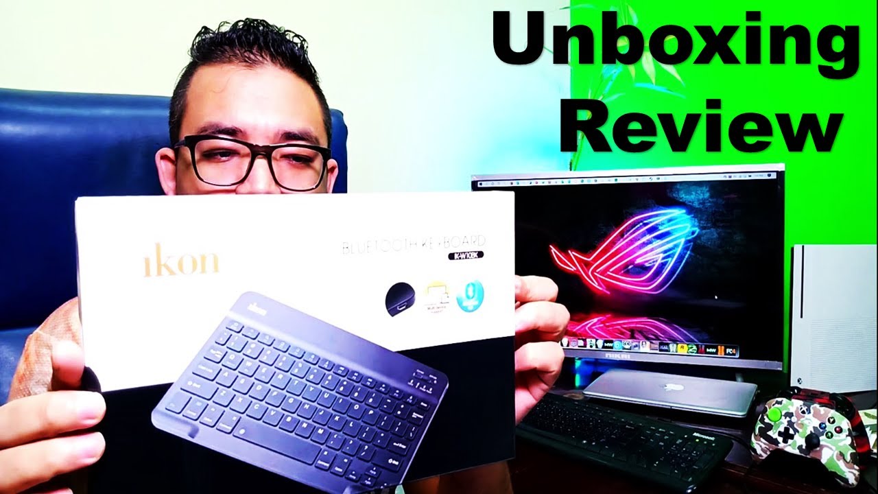 ikon BLUETOOTH KEYBOARD Unboxing & Review in Nepali #wirelessKeyboard