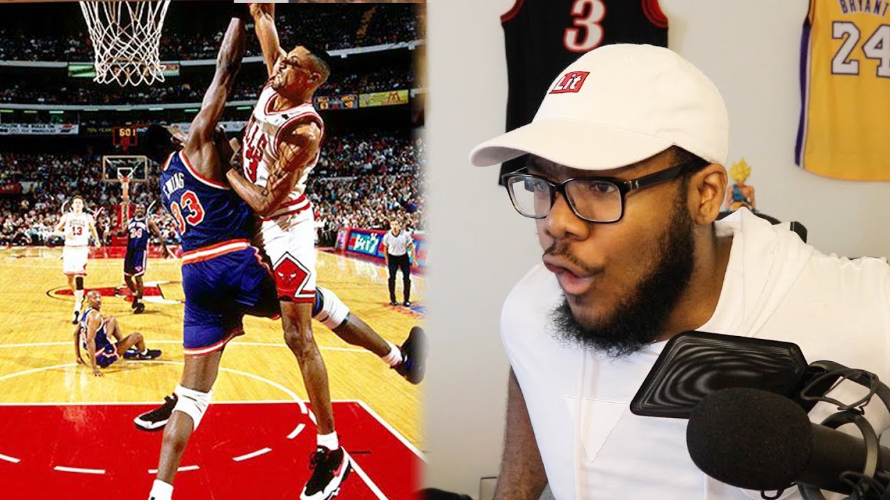 GREATEST NBA POSTERIZER DUNKS! SCOTTIE PIPPEN IS SAVAGE! BODIED CENTER AND WALKED OVER HIM! REACTION