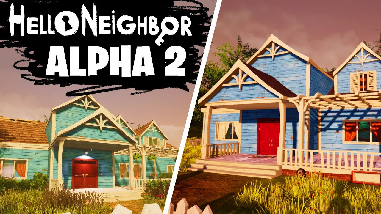 AWESOME Hello Neighbor ALPHA 2 STYLED MODS! | [Into the Mind - 1 Act Demo] & [Alphas Relocked]