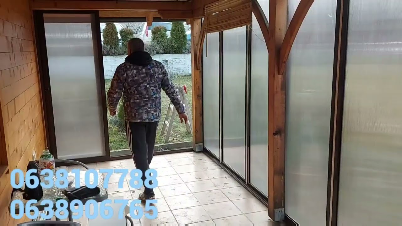 Zatvaranje terase Aluminijum leksan 0638107788 0638906765