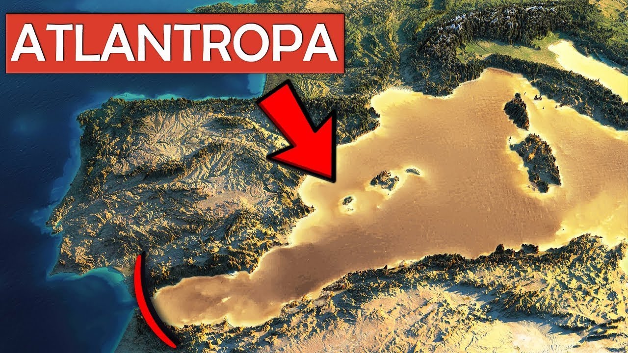 German plan to DRAIN the Mediterranean Sea and CREATE a new SUPERCONTINENT (&ldquo;Atlantropa&rdquo; Project)