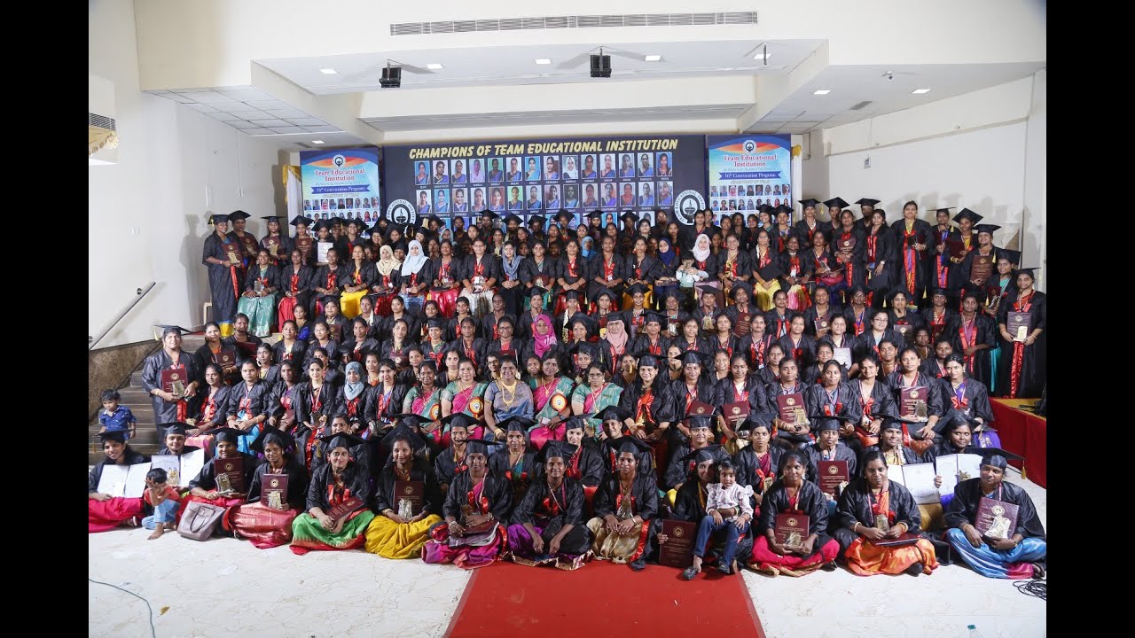 Team Educational Institution-DEC 2022 Convocation Program-Montessori Teacher Training-Chennai/India