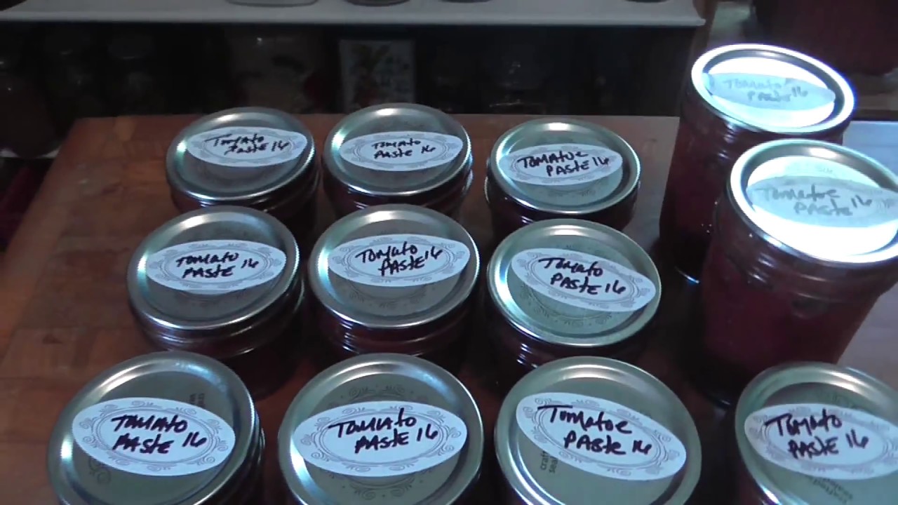 Canning Tomato Paste