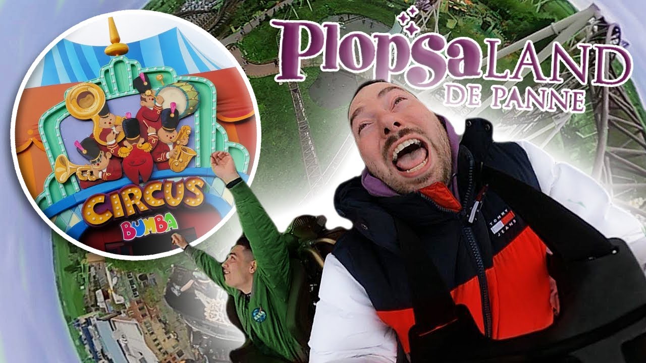PLOPSALAND DE PANNE VLOG- NIEUWE BUMBA DARKRIDE | KABOUTER PLOP | PLOPSA BUFFET