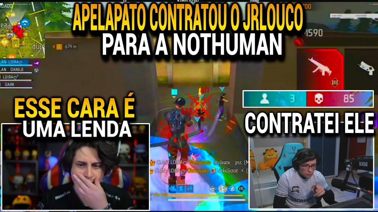 MOBILE QUE FEZ 85 K1LLS NA GUERRA DE GUILDAS ENTROU PARA A NOTHUMAN E O MEGA FICOU IMPRESSIONADO