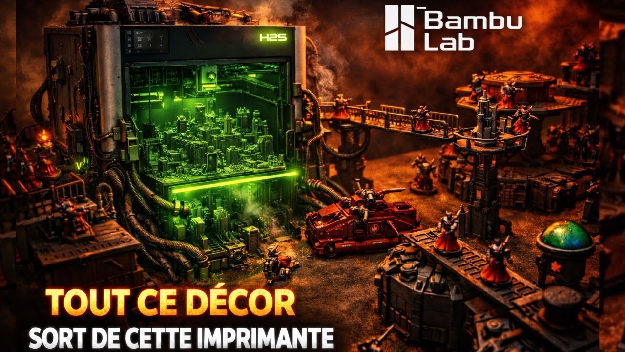 Bambulab H2S : l’arme secrète des wargamers !