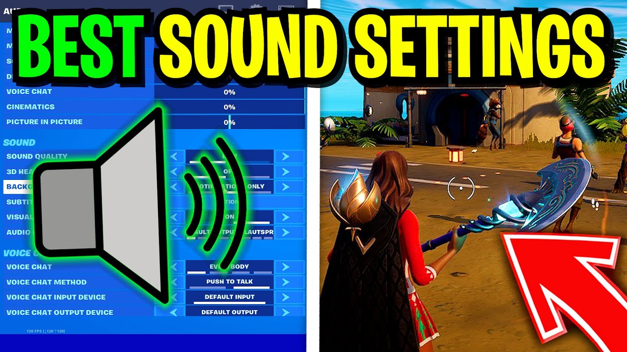 Best Sound Settings in Season 3! (Improve Sound in Fortnite)