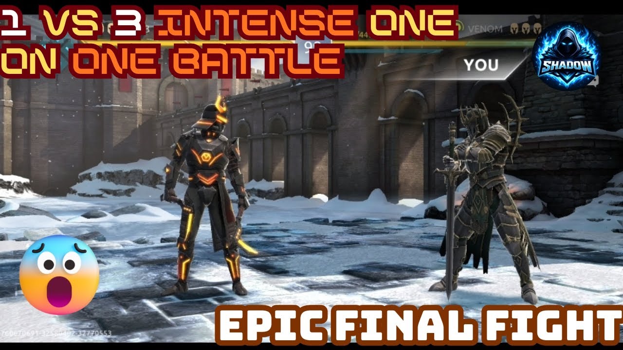 Shadow Fight 4  Video | 1v3 One on One Challenge | Can I Win?