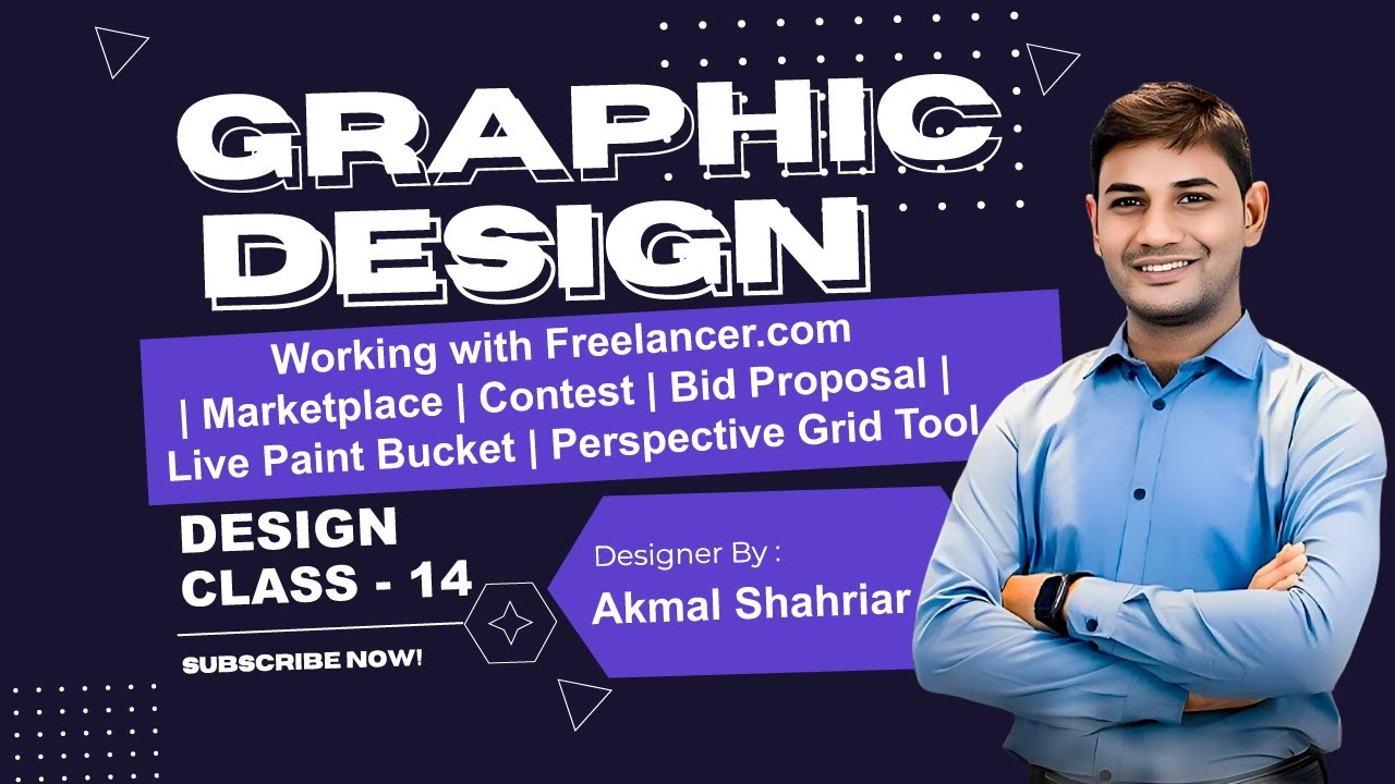 Working with Marketplace | Contest | Bid Proposal | Live Paint Bucket | Perspective Grid | Bangla