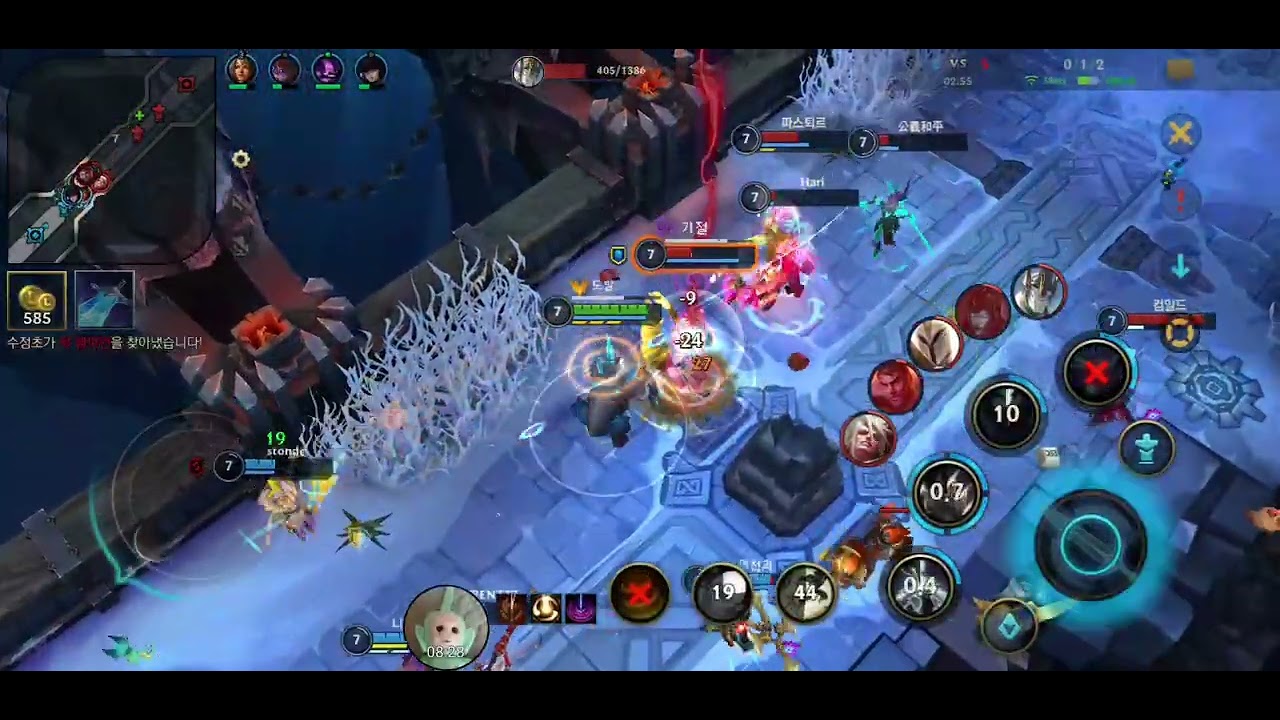 뚜방뚜방 와일드 리프트 S20 칼바람 나락 무작위 총력전 1번째 게임 볼리베어 Wild Rift 2026 02 16 11 36 02