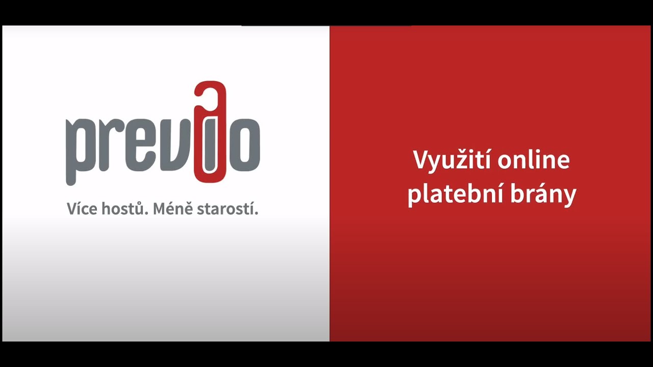 Previo - Využití online platební brány