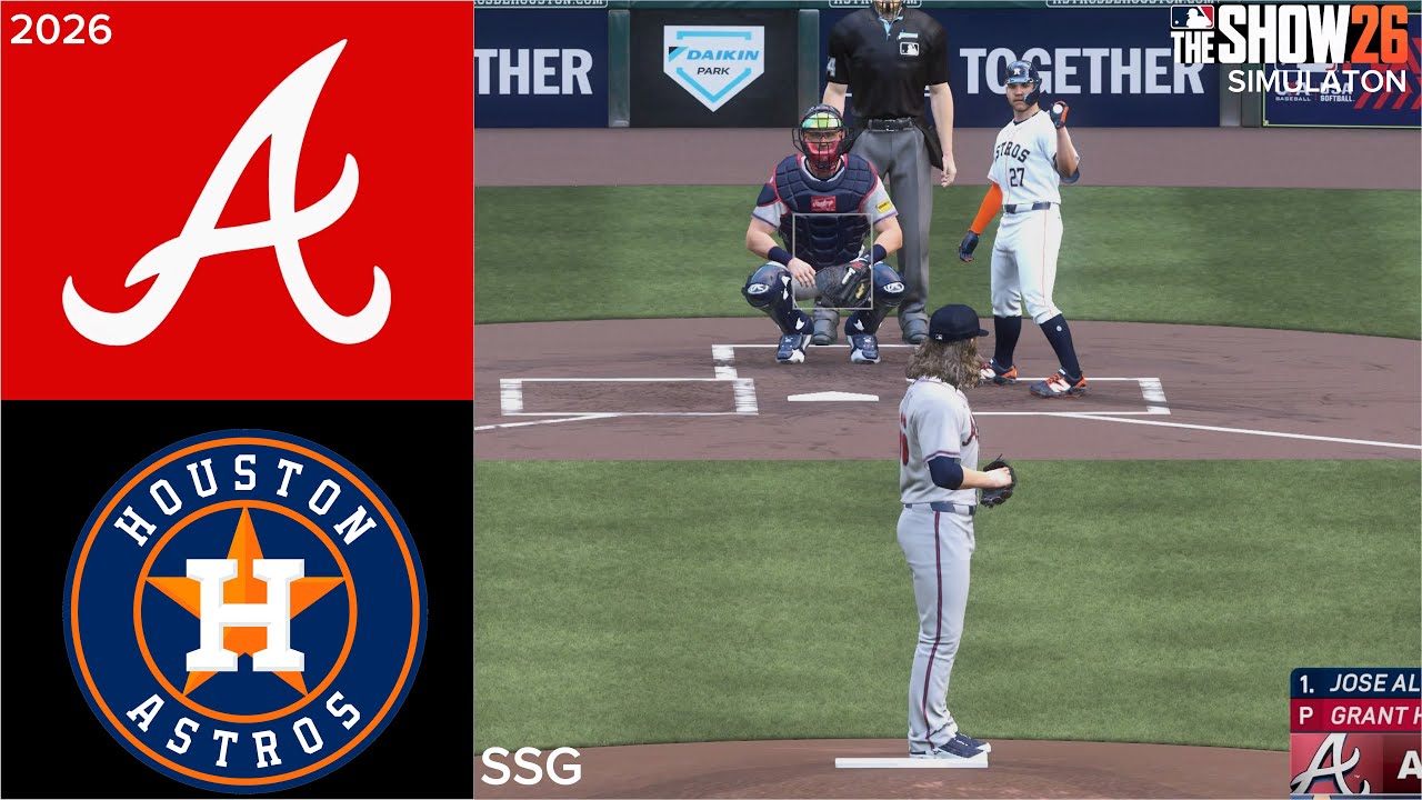 Braves vs. Astros Simulation | 9/19/26 l MLB The Show 26
