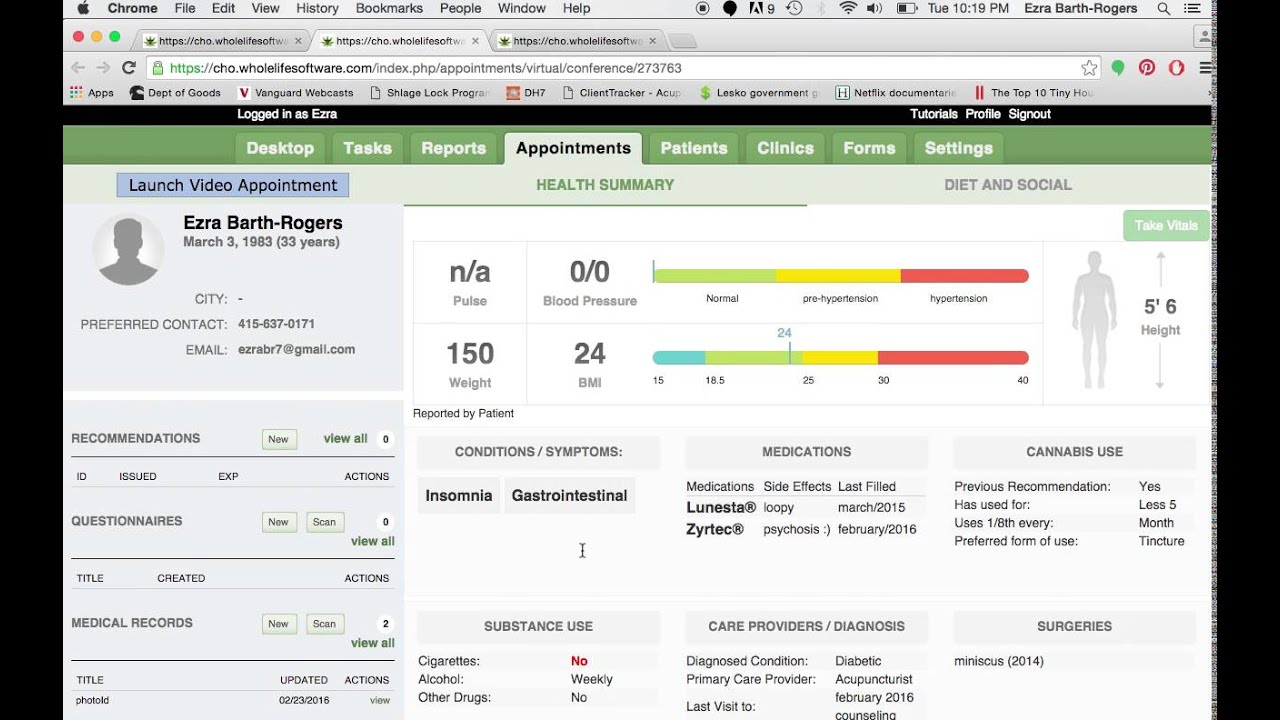 Doctor Dashboard tutorial