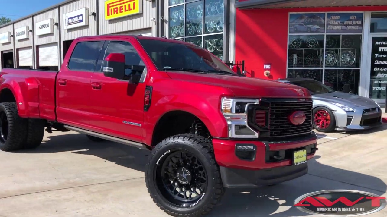AWT - American Wheel & Tire - 2020 Ford F-350 Dually Lifted On 24x12 American Force Wheels