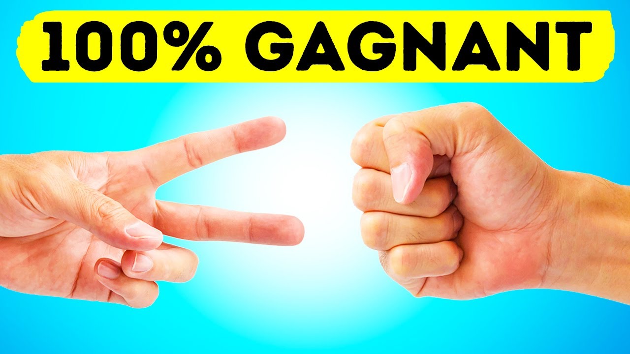 La Seule Strat&eacute;gie Gagnante &agrave; 100 % pour Pierre, Papier, Ciseaux