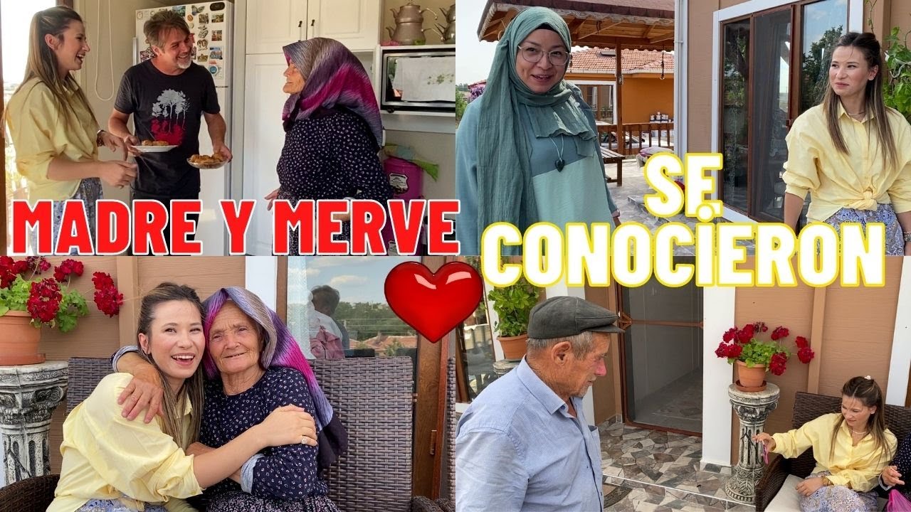 MERVE SE ENCUENTRA CON MI MADRE POR PRIMERA VEZ MERVE ESTABA MUY EMOCIONADO !