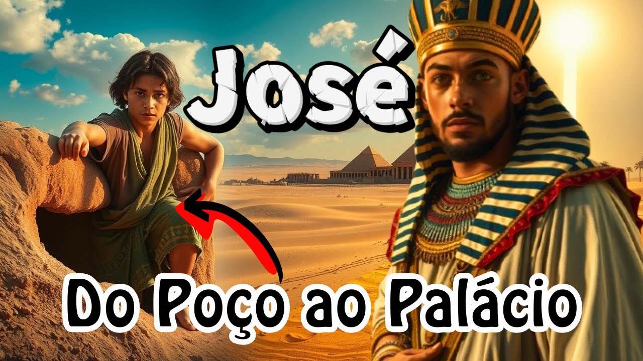 Gênesis 37 a 50 JOSÉ do Egito: Do Poço ao Palácio, A História de Fé Que Mudou o Destino de Uma Nação