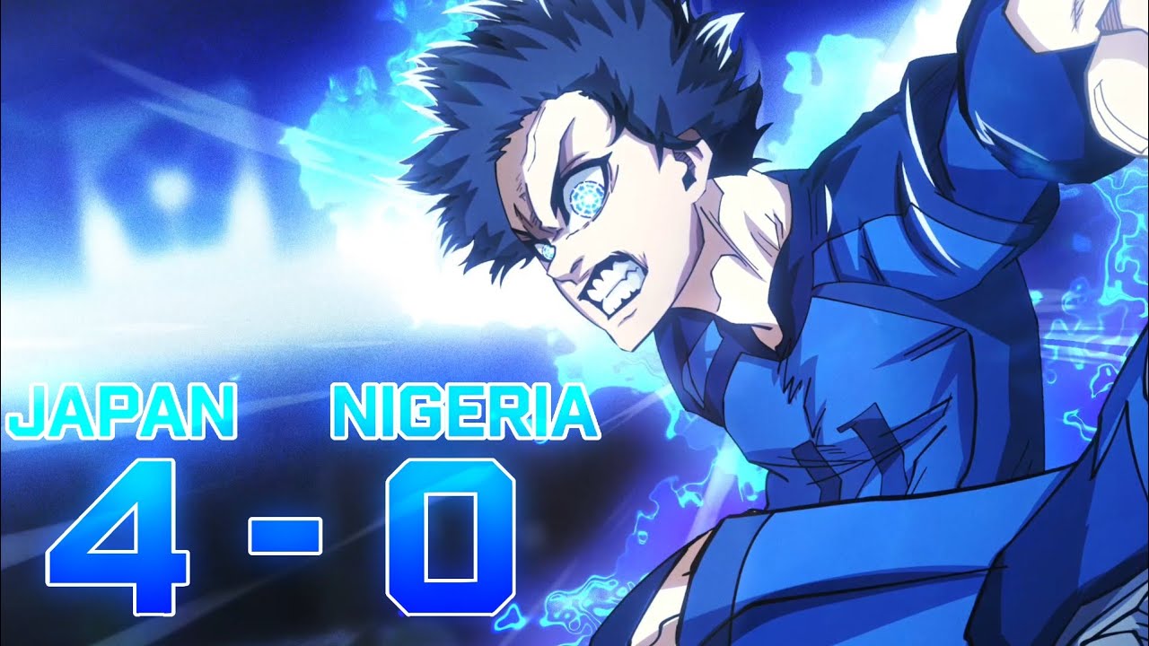 Isagi Side Shot Volley Destroyed Nigeria! | Japan Vs Nigeria | Blue Lock Manga Animation 