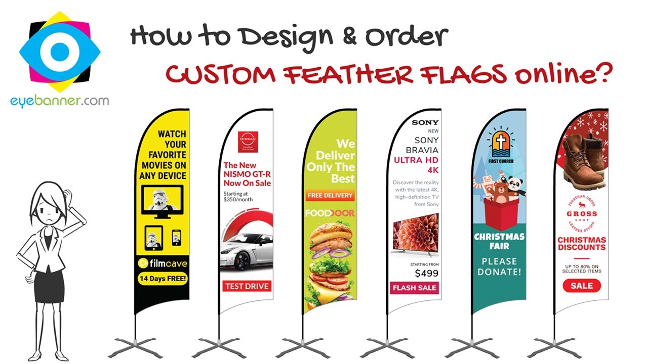 How to Design Feather Flags Custom?