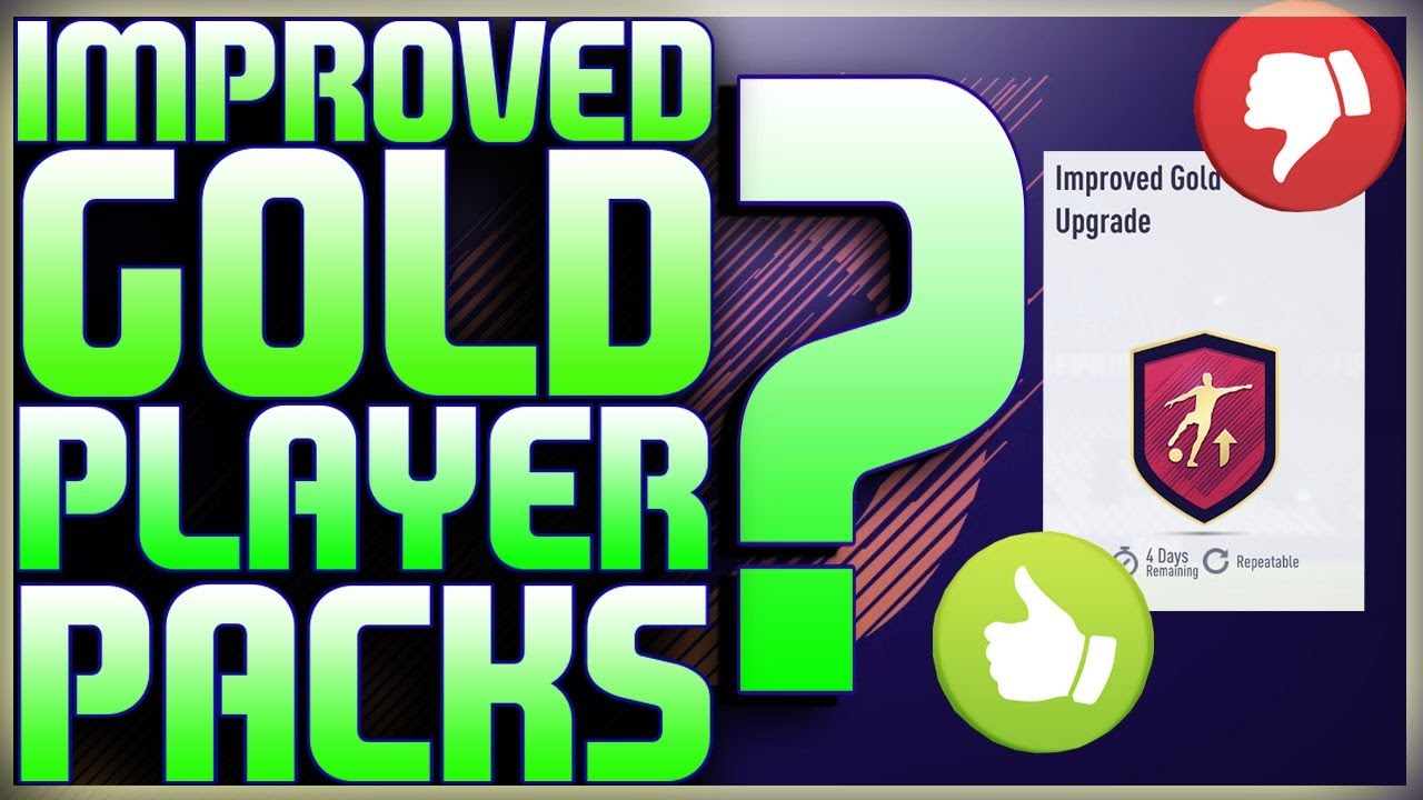 ARE IMPROVED GOLD UPGRADE PACKS WORTH IT?? 2 RARE GOLD PLAYER PACK OPENING FIFA 18 PTG PATH TO GLORY