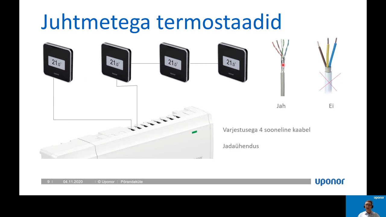 Uponori põrandakütte automaatika Smatrix Pulse veebiseminar