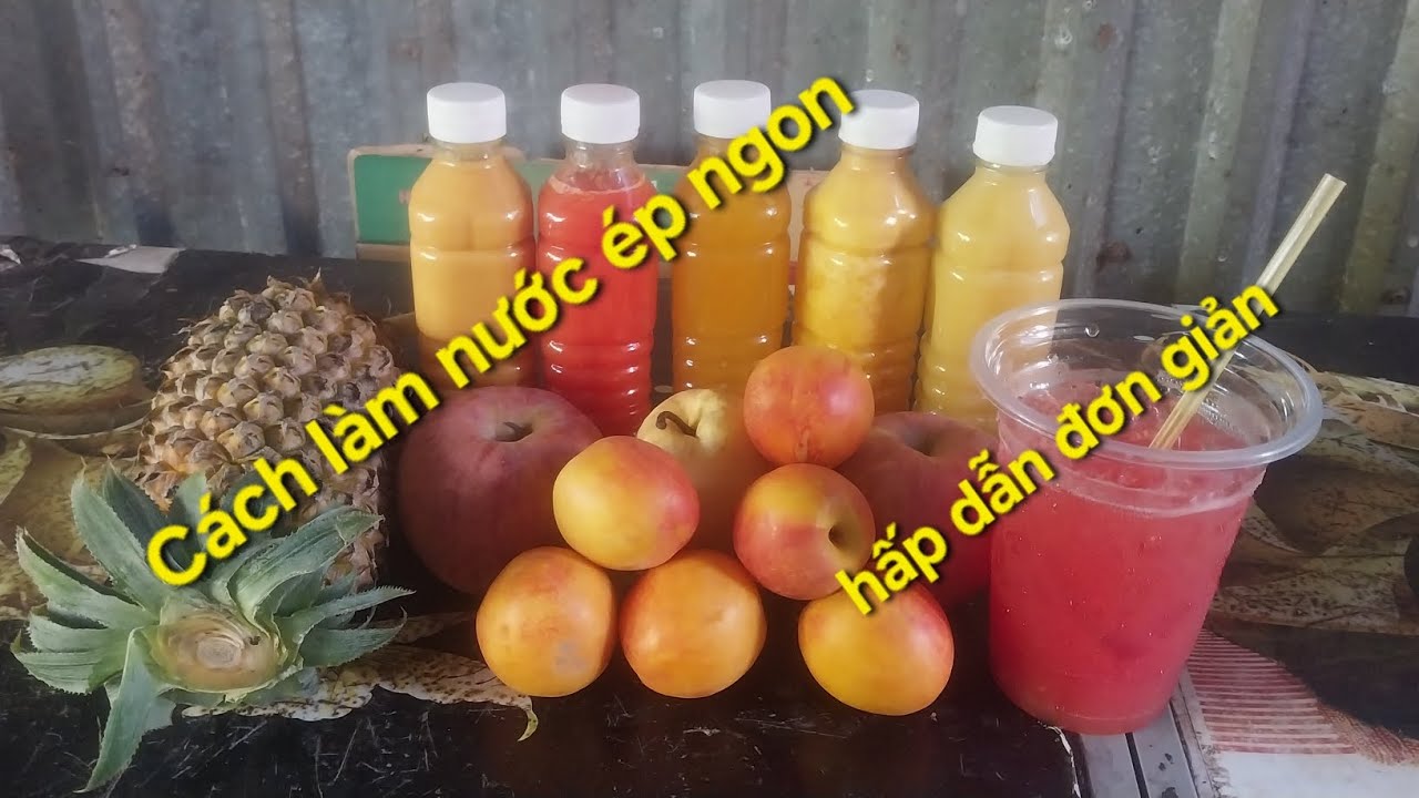 Bí quyết để làm nước ép ngon đơn giản hấp dẫn thu hút khách hàng
